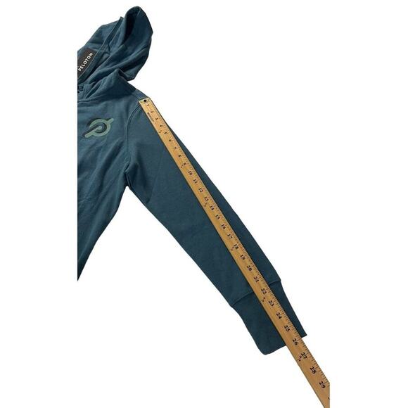 Peloton Activewear Digi Bloom Lightweight Full Zip Up Hoodie Sweatshirt Medium - Picture 7 of 15